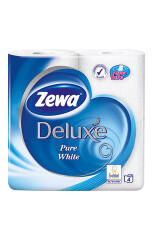 ZEWA Tualetinis popierius ZEWA Deluxe Pure White, 3 sl., 4 vnt. 4pcs