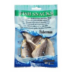 FISH SNACKS Kollane kuivatatud stauriidi filee, 40g