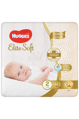 HUGGIES Sauskelnės HUGGIES ELITE SOFT 2 (4-6 kg) 82pcs