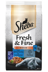 SHEBA Täissööt kassidele fresh&fine kala kastmes 6x50g 300g