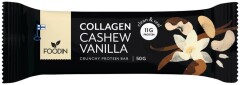 FOODIN Protein bar with collagen Crunchy Cashew Vanilla 50g