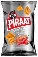 PIRAAT Smoky bacon and chilli flavoured wheat snacks 150g