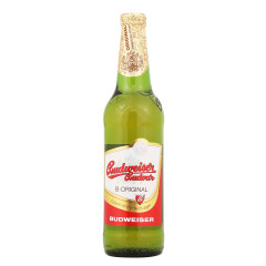 BUDWEISER Õlu Budvar Lager 5% (pudel) 0,5l