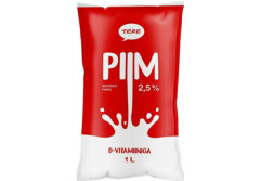 TERE Piim 2,5% D-vitamiiniga kile 1l