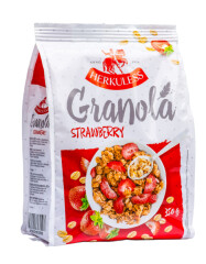 HERKULESS Granola HERKULESS su braškėmis 0,35kg