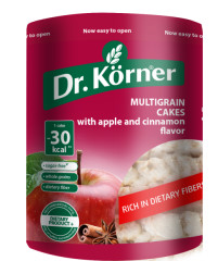 DR. KÖRNER Apple with cinnamon and cereals cocktail crispbreads 90g
