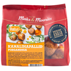 MAKS & MOORITS Kanalihapallid porgandiga 0,3kg