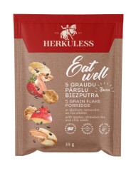 HERKULESS 5 grain oatmeal with apples, strawberries and chia seeds 0,035kg