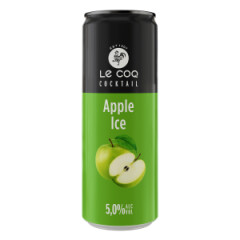 A LE COQ AIkoholinis gerimas LE COQ APPLE ICE, 5 %, skardinė 355ml