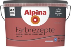 ALPINA Vesidispersioonvärv sisetöödeks Alpina Farbrezepte 2.5L punane 2,5l