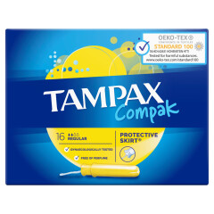 TAMPAX Tamponai TAMPAX COMPAK REGULAR, 16 vnt 16pcs