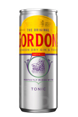 GORDON'S AIkohotiniS kokteilis "GORDON'S LONDON Dry&Tonic" 6,4% 250ml