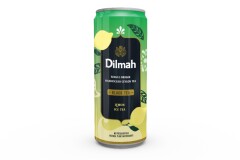 DILMAH DILMAH Black Ice Tea Lemon 330 ml (SK) /Arbatos gėrimas 330ml
