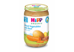 HIPP Ekologiška daržovių tyrelė HIPP su jautiena (nuo 12 mėn.) 220g