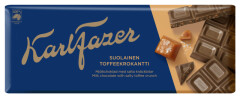 KARL FAZER Karl Fazer 200g Salty Toffee Crunch (16%) in milkchocolate, chocolate tablet 200g