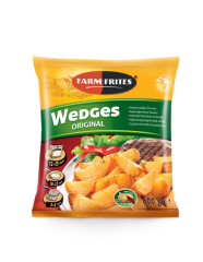 FARM FRITES Potato wedges with peel on 600g 0,6kg