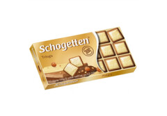 SCHOGETTEN White chocolate with crunchy hazelnuts 100g