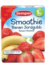 SEMPER Smuuti banaani-maasika, alates 1.a. 200ml