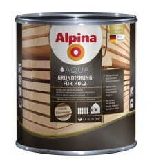 ALPINA Giluminis medienos gruntas ALPINA AQUA, 0,75 l 750ml