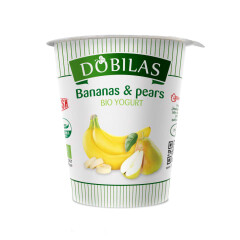 DOBILAS Biojogurt banaani-pirni 300g