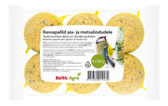 BALTIC AGRO Питательные жировые шарики для садовых и лесных птиц 6 шт x 90 г 1pcs