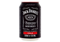 JACK DANIEL`S Alkoholinis gėrimas JACK DANIEL 'S COLA, 5 %, skardinė 330ml