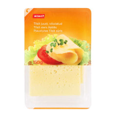 RIMI Cheese RIMI Tilsit 45% fat, 150 g, slice 150g