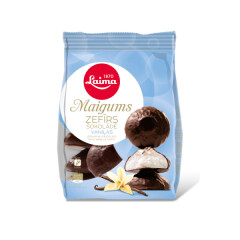 LAIMA Laima Maigums chocolate coated vanilla-flavoured zephyr 200g
