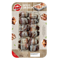 PONT Dates rolled in bacon PONT, 12x150g 150g