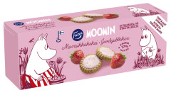 FAZER MOOMIN Maasikamaitselise täidisega küpsised 125g