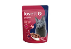 LOVETT Kons. kaķu barība ar gaļu 100g