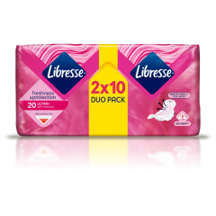 LIBRESSE Higiēnas paketes Invisible Normal Duo 20pcs