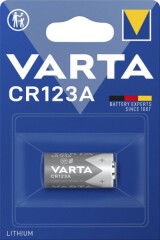 VARTA PROFESSIONAL LITHIUM CR 123 A LIITIUMPATAREI 1TK 1pcs