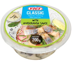 VICI Herring fillet pieces with horseradish sauce 0,2kg