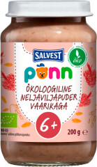 PÕNN Organic Four grain porridge with raspberry (6 months) 200g
