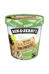 BEN & JERRY'S Jäätis Soolakaramelli Brownie, vegan 391g