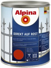 ALPINA Otse roostele kantav värv Direkt auf Rost EXL AP 0.75L RAL 3000 0,75l