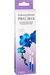 PREGCHECK About pregnancy, strips 2pcs