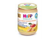 HIPP Ekol.obuolių ir bananų tyrelė HIPP su saus. (nuo 4 mėn.) 190g