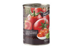 MAXIMA FAVORIT Purustatud tomatid basiilikuga 400g