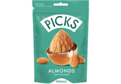 PICKS PICKS Almonds Dark Chocolate 90 g /Riešutai šokolade 90g