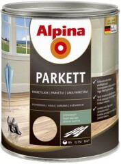 ALPINA COLORS Medinių grindų lakas ALPINA PARKETTLACK, šilko matinis, 750 ml 0,75l