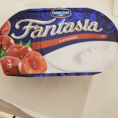 FANTASIA jogurt kirsilisandiga 122g