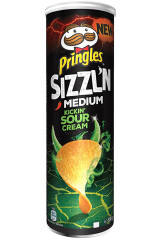 PRINGLES Sizzl'n kickin' sour cream 180g