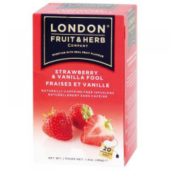 LONDON Fruit&Herb Maasikatee vaniljega 50g
