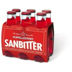 SAN PELLEGRINO SANPELLEGRINO Sanbitter Rosso 6x10cl (klaas) 600ml