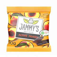 JAMMY'S Virsikumaitselised kangikesed Active peach 70g