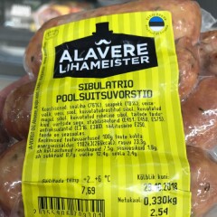 ALAVERE LIHAMEISTER Sibulatrio poolsuitsuvorstid 1kg