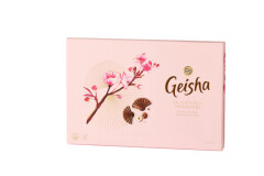 GEISHA piena šok. konfektes 185g