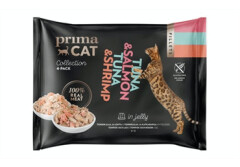 PRIMACAT Kačių ėdalas PRIMACAT su tunais ir lašiš. drebuč. 200g